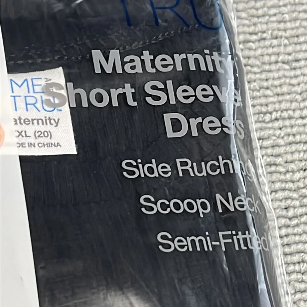 Time and Tru black side ruched dress - Picture 6 of 7